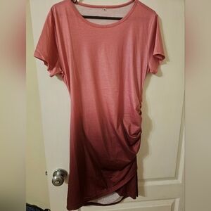 Women's Summer Casual Beach Dresses Dark Pink / Maroon NWOT